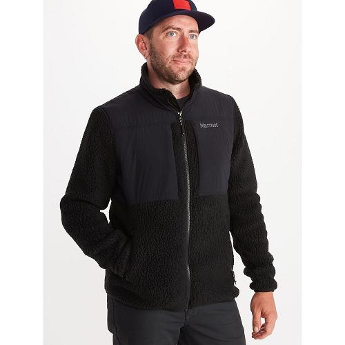 Marmot Fleece Black NZ - Wiley Jackets Mens NZ7538062